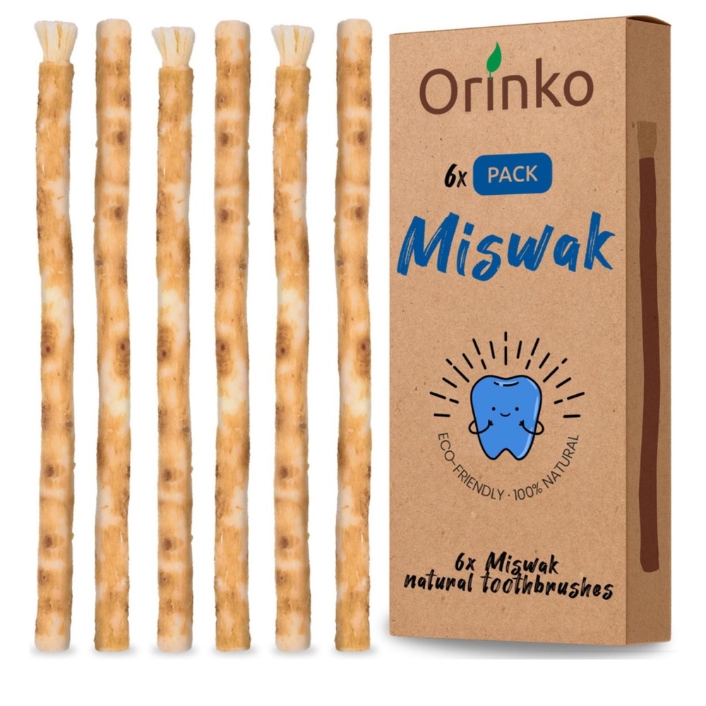 Miswak 6pack Natural Toothbrushes